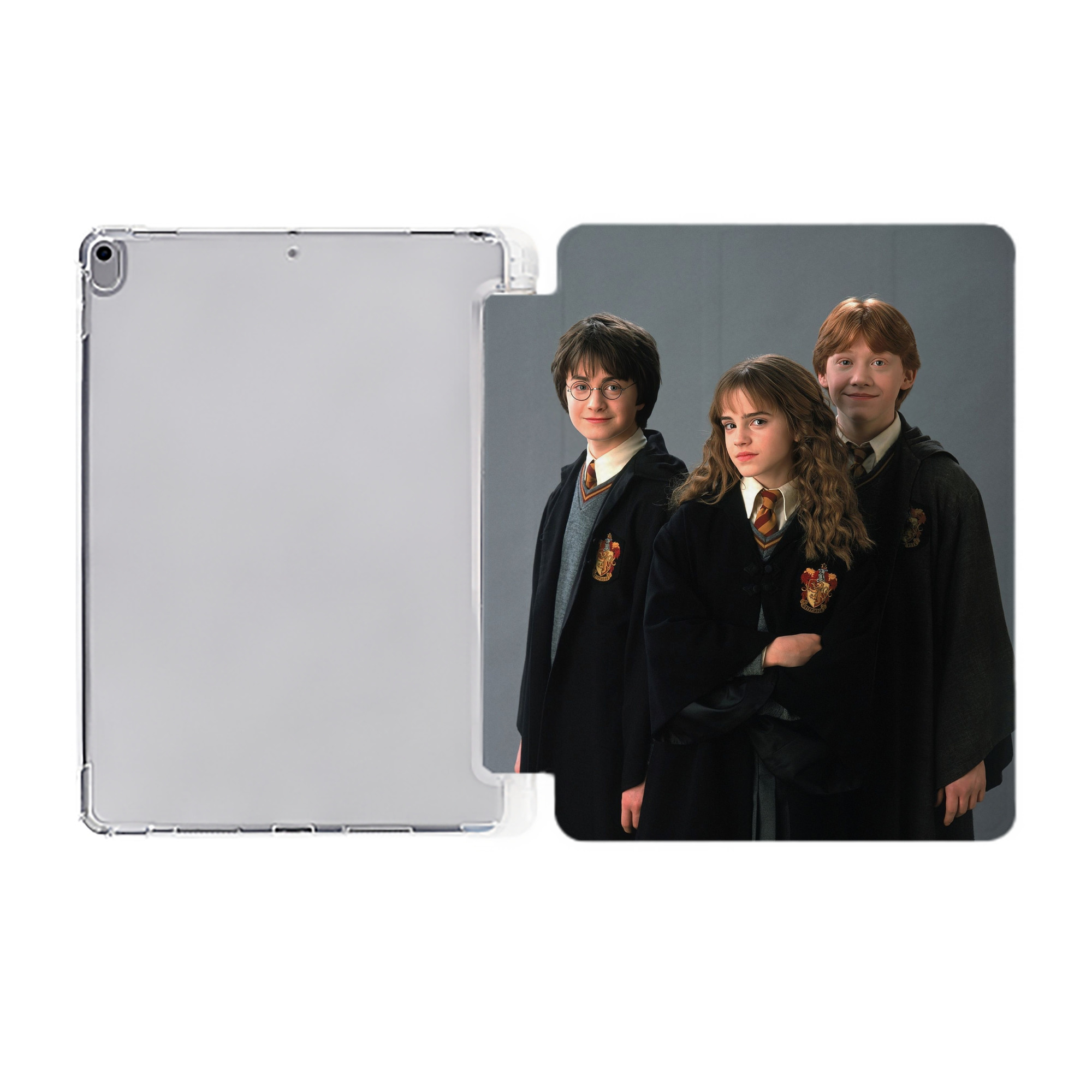 （画像用） Harry Potter ハリー・ポッターシリーズ IPad ケース ペン収納付き 三つ折りスタンド PUレザー×シリコン 対応機種9.5/10.5/10.9インチ